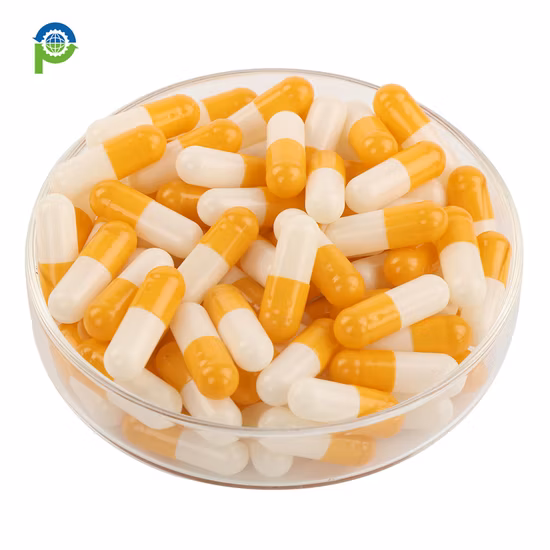 HPMC/Gelatina/Halal/Vegetariano/Tamanho0/Pullulan/Vazio/Duro/Vegetal/Cápsulas Transparentes