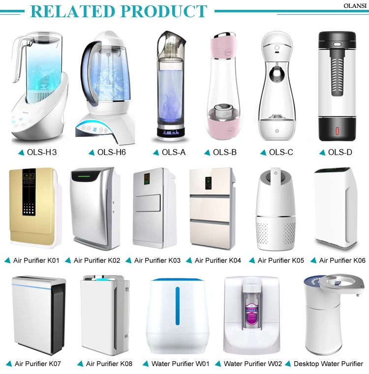 Healthcare Products Portable Hydrogen Water Bottle Ozone fashion Style Hydrogen Water Generator Hot Selling Product in Korea