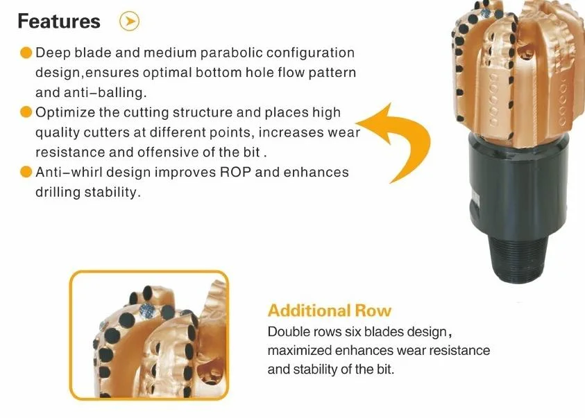 API Factory 8 1/2" Steel Body PDC Bit, Factory Direct Supply