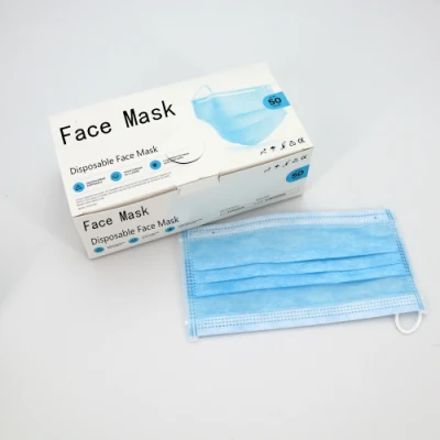 Fabricante de máscaras China Healthcare Products protetor facial não tecido com presilhas